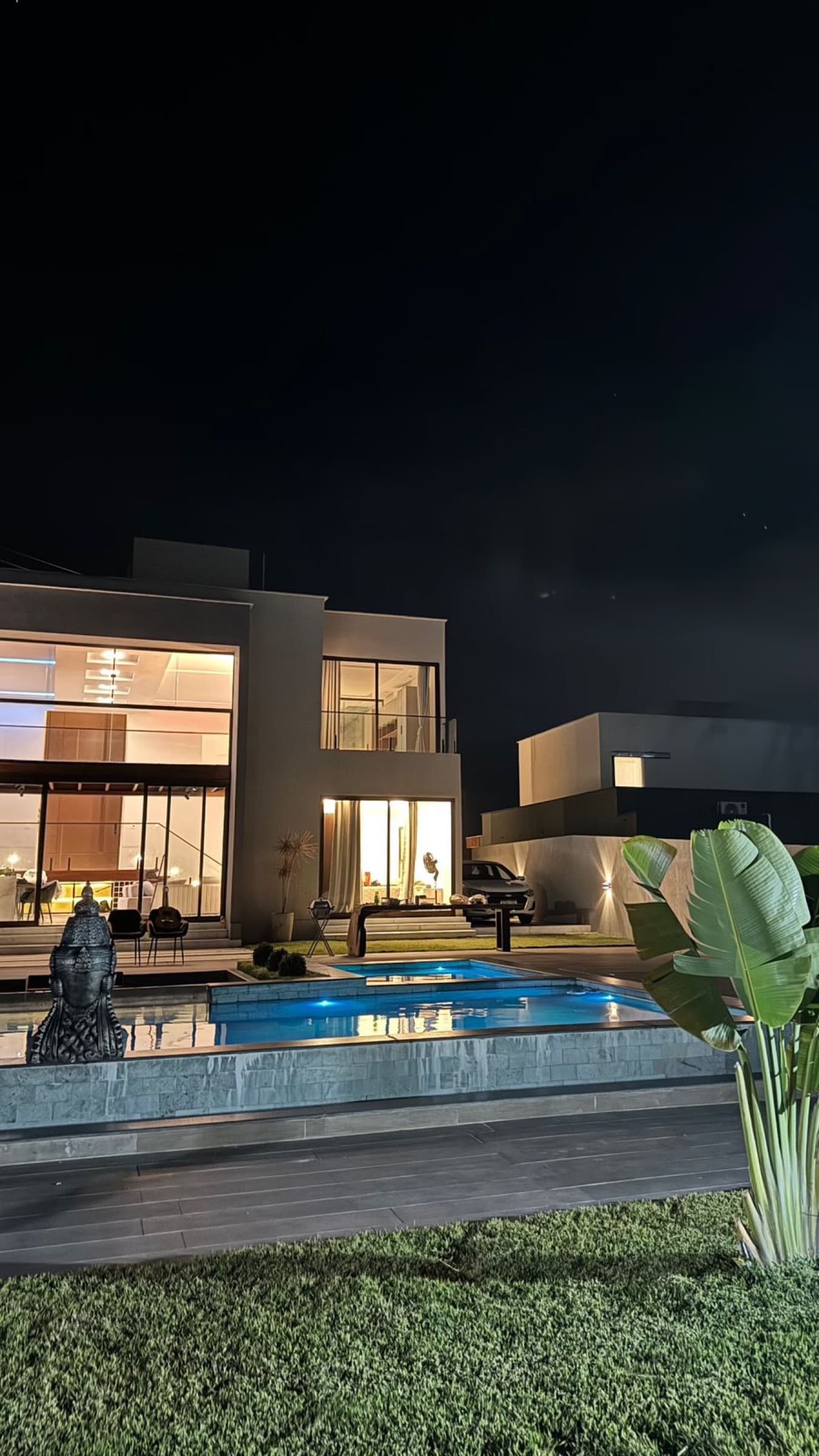 Piscina e área externa, Luxo Oásis